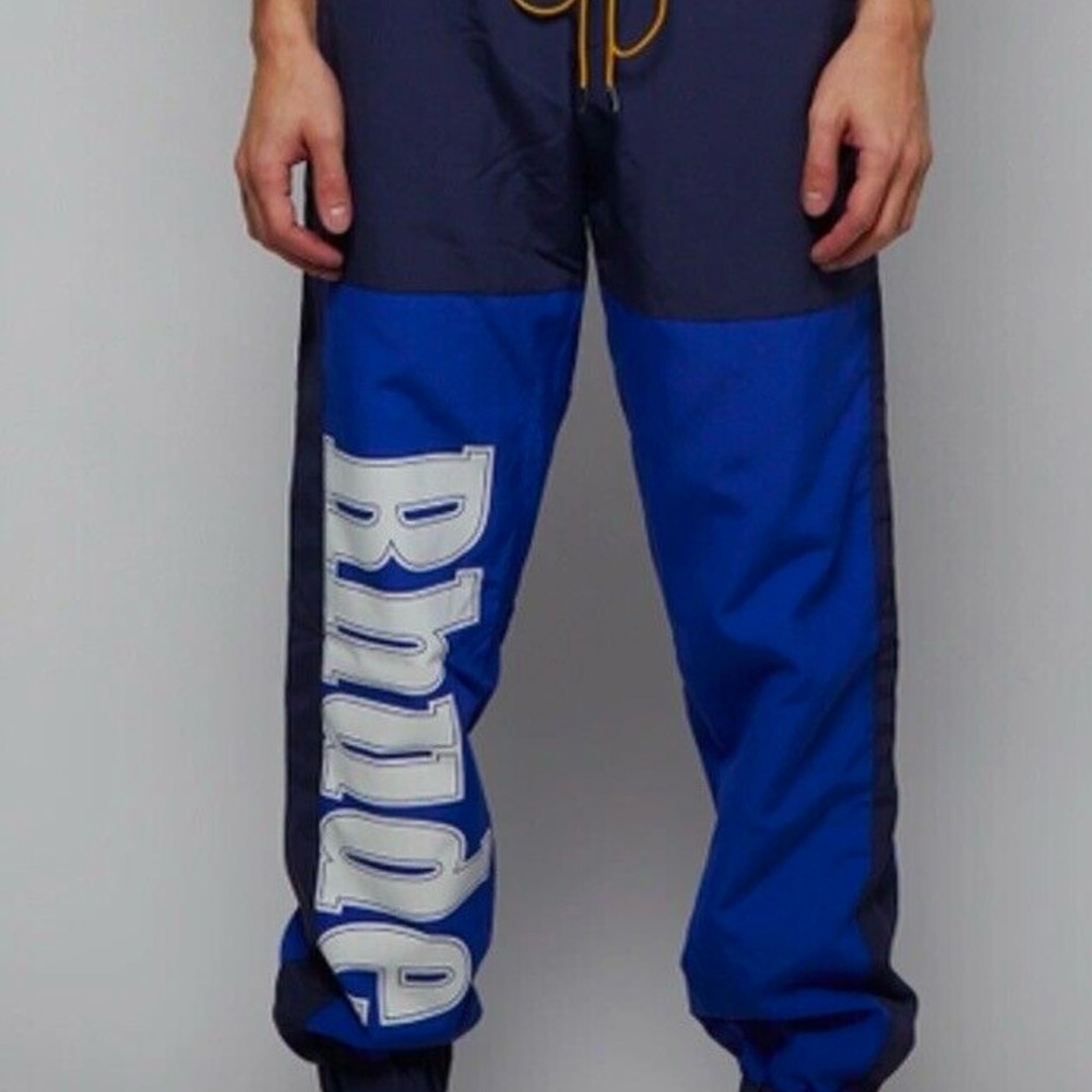 Rhude Blue and Navy Track Pants